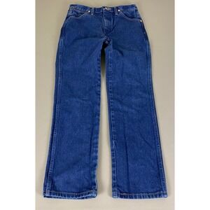 Wrangler Cowboy Cut Jeans Men's Size 31x30 936DEN Denim‎ Straight Leg Blue EUC